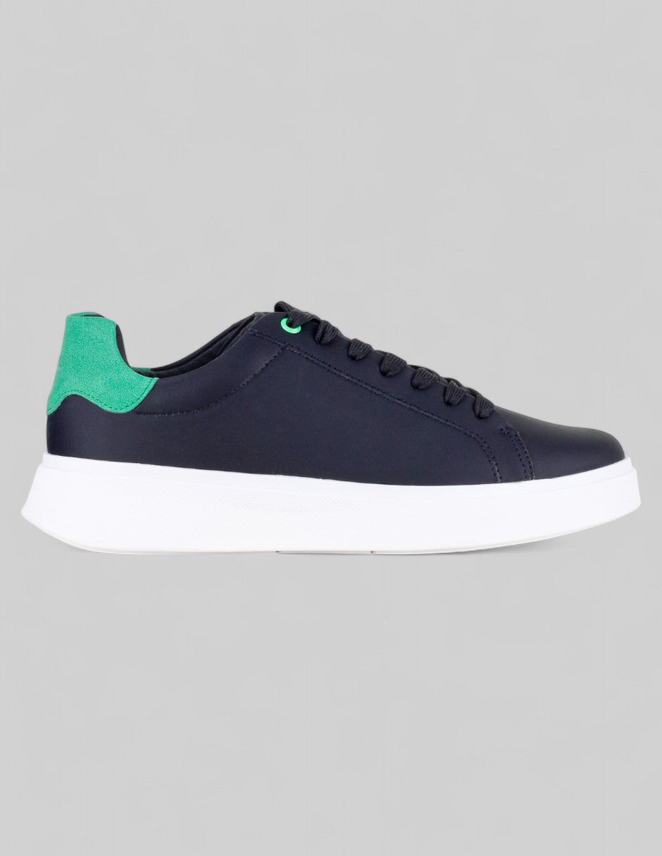 Tenis con cordones  Urban en Sintético – Negro