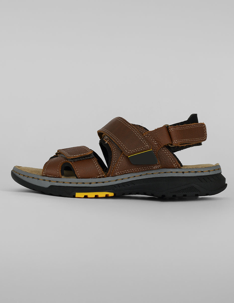 Sandalias casuales Exterior Piel Color Café Para Hombre De RBCOLLECTION