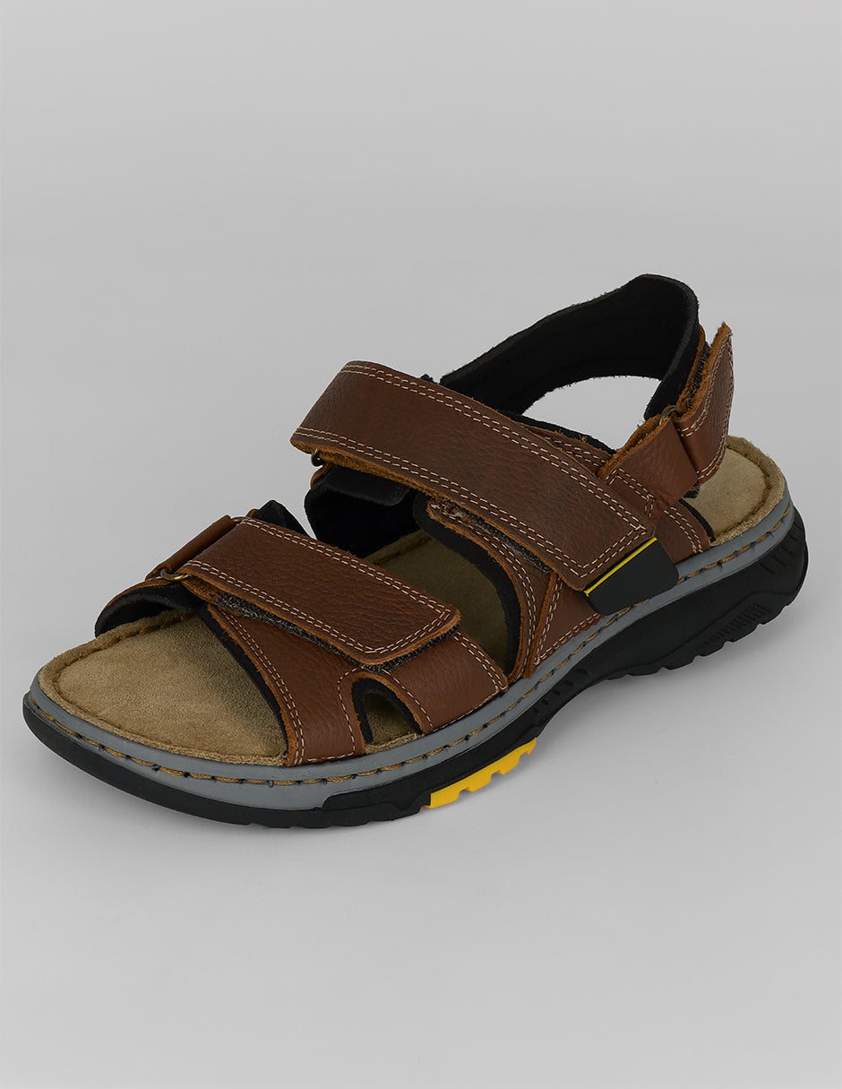 Sandalias casuales Hand Made en Piel – Café