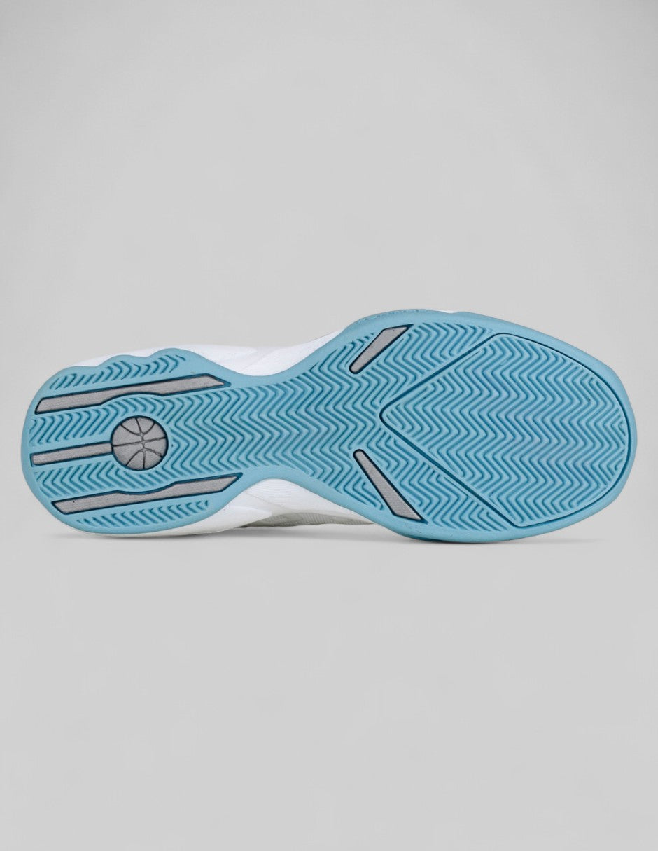 Tenis para basquet  Spot en Piel vegana – Blanco