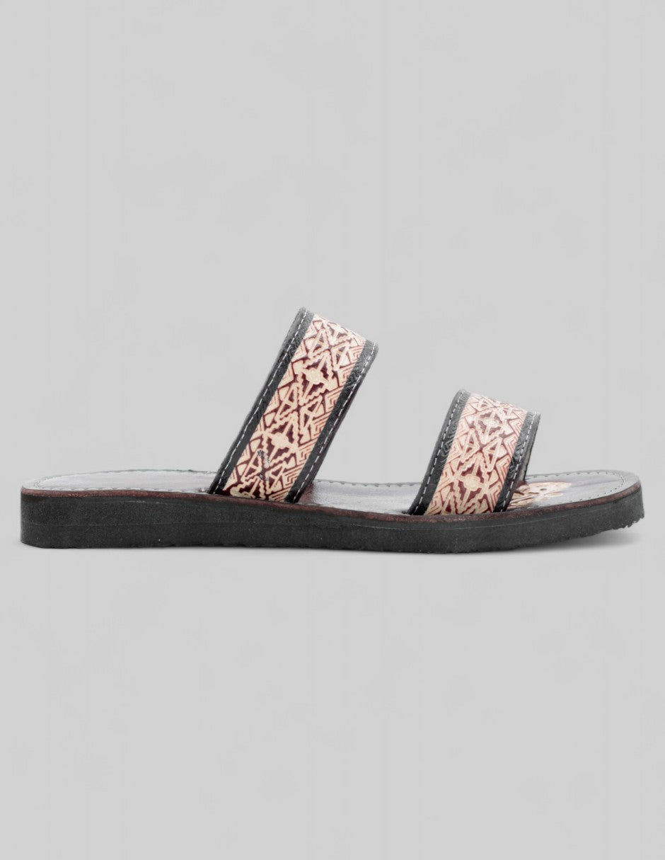 Sandalias de piso Hand made en Piel  – Negro
