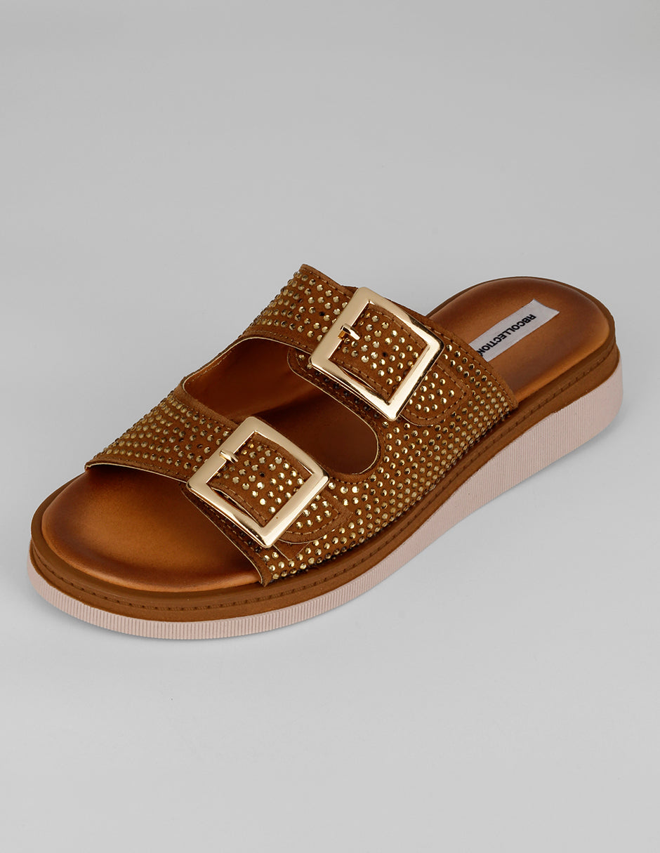 Sandalias con plataforma Yuri en Sintético – Café