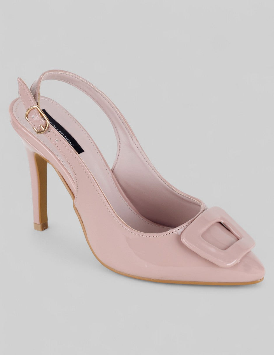 Zapatillas Lady en Charol – Rosa