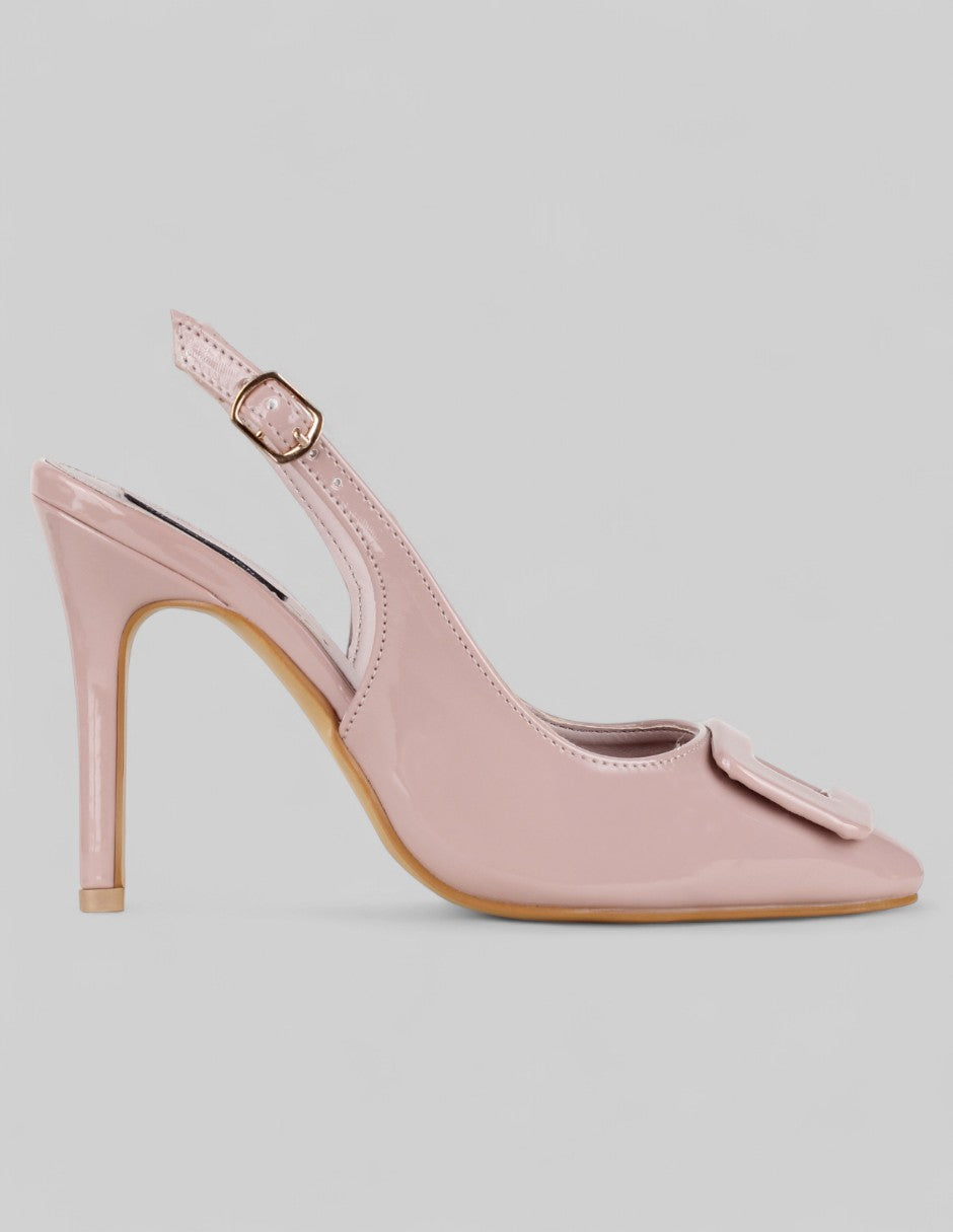 Zapatillas Lady en Charol – Rosa