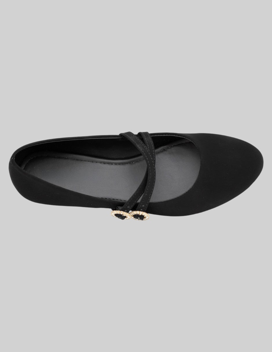 Mary jane Jone en Textil – Negro