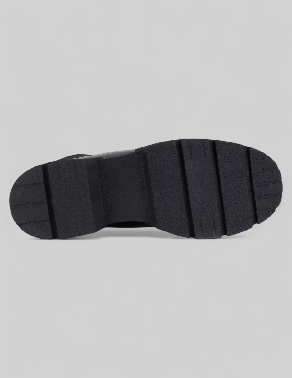 Botas casuales Bike en Piel vegana – Negro