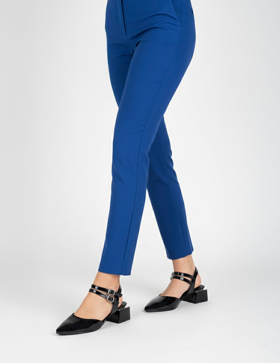 Flats puntales Back en Charol – Negro