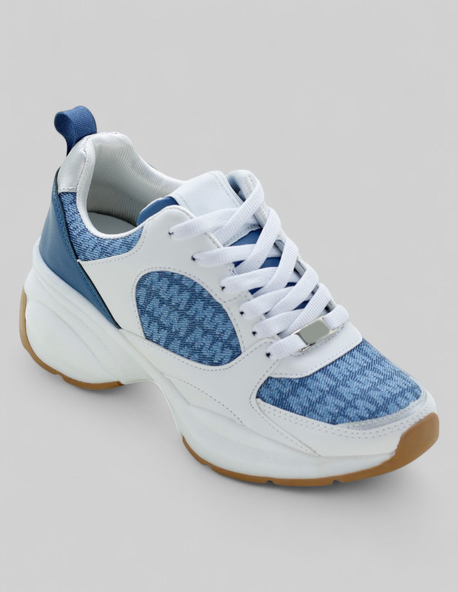 Tenis tipo Deportivo Exterior Textil Color Azul Para Mujer De RBCOLLECTION