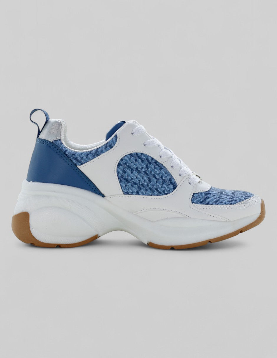 Tenis tipo deportivo  Highline en Textil – Azul