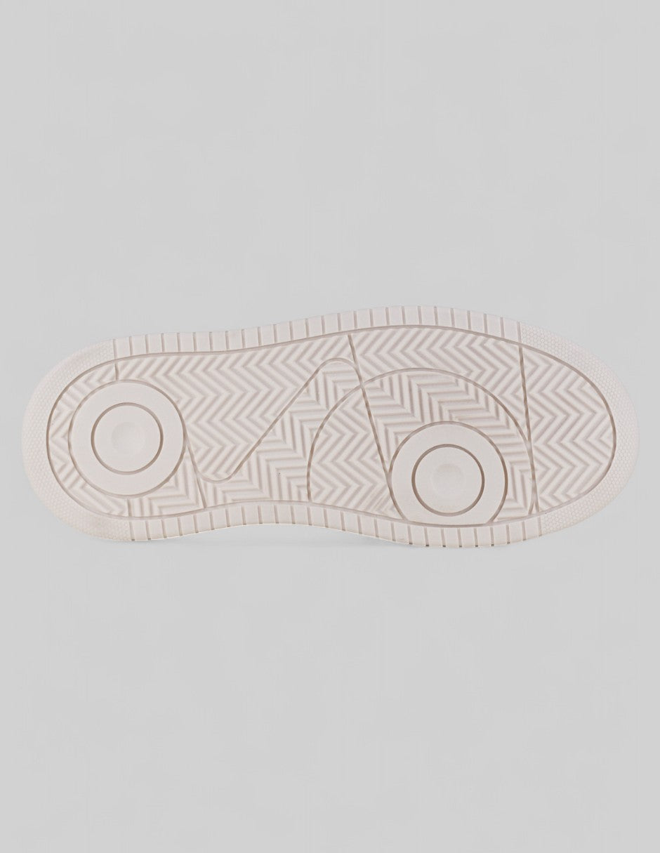 Tenis con cordones Urban en Piel vegana – Beige