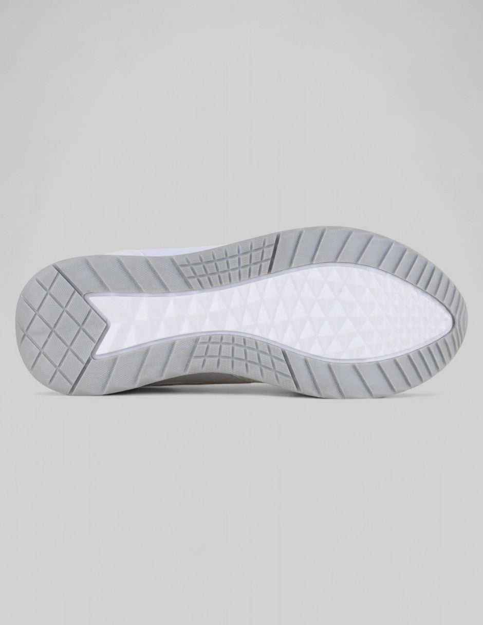 Tenis con cordones agle en Textil – Blanco