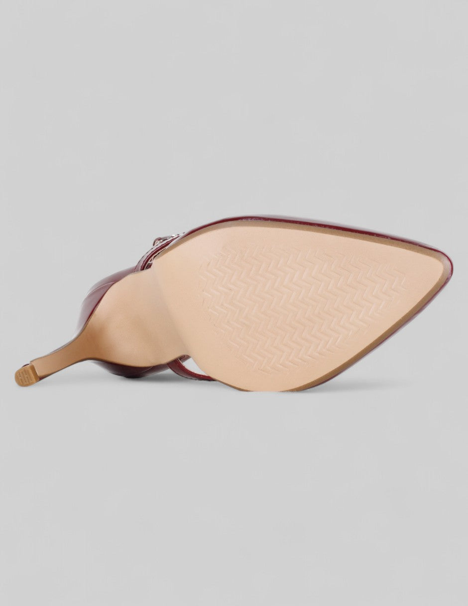 Zapatillas Back en Charol – Rojo