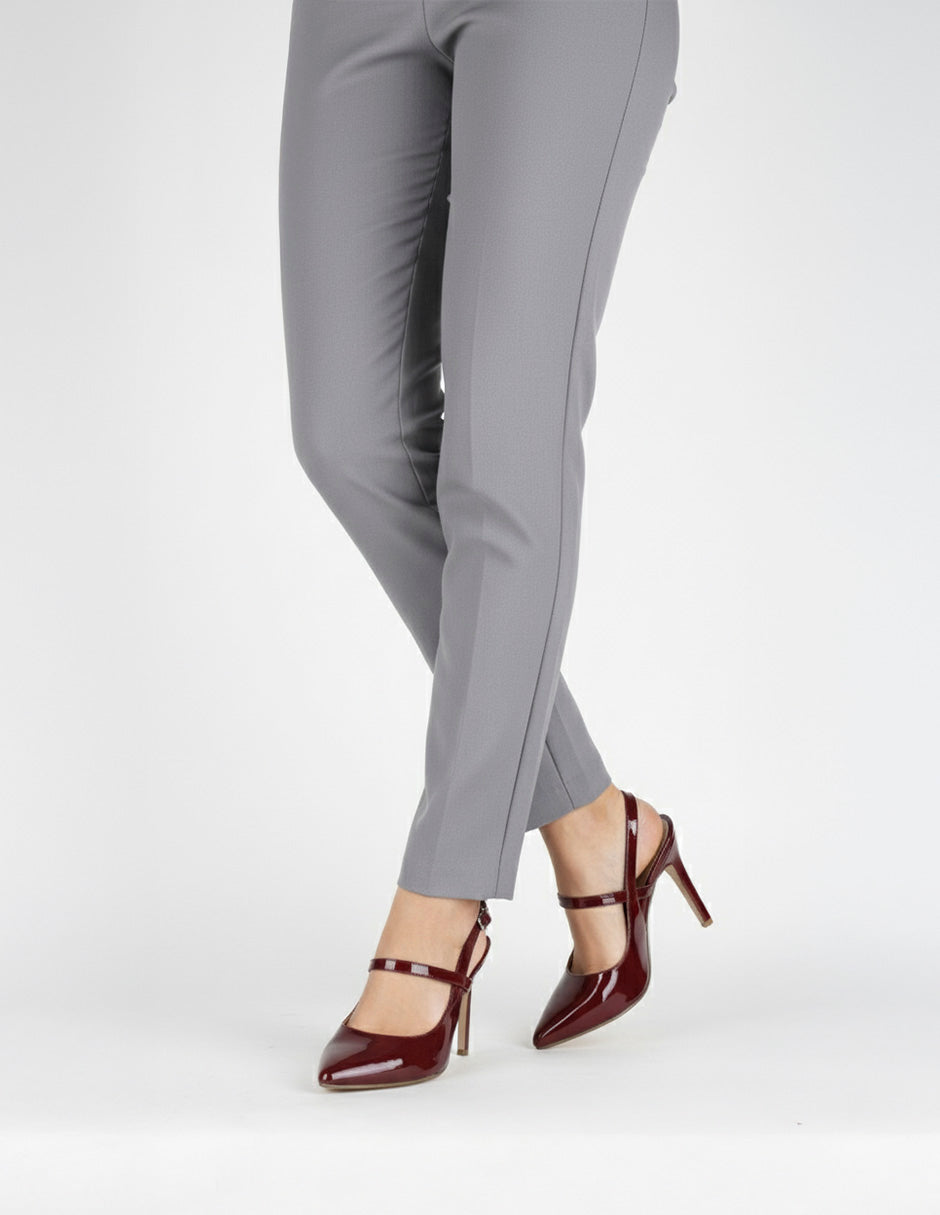 Zapatillas Back en Charol – Rojo