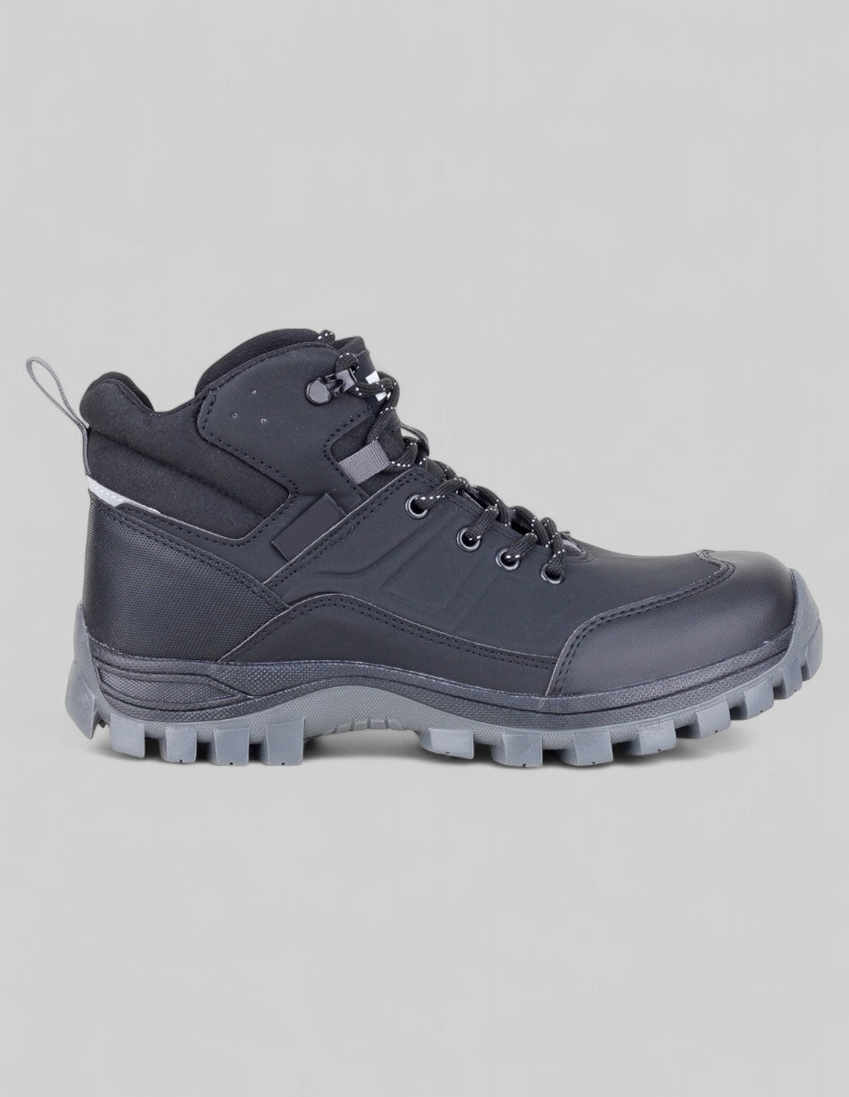 Botas para senderismo Work en Piel vegana – Negro