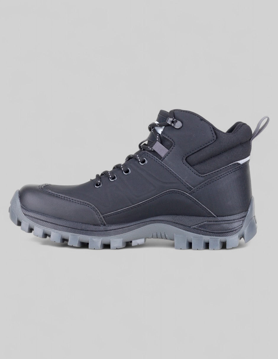 Botas para senderismo Work en Piel vegana – Negro