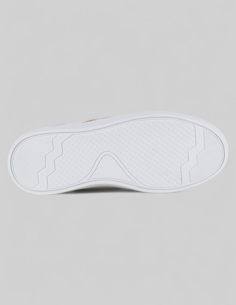 Tenis con cordones Urban en Piel vegana – Blanco