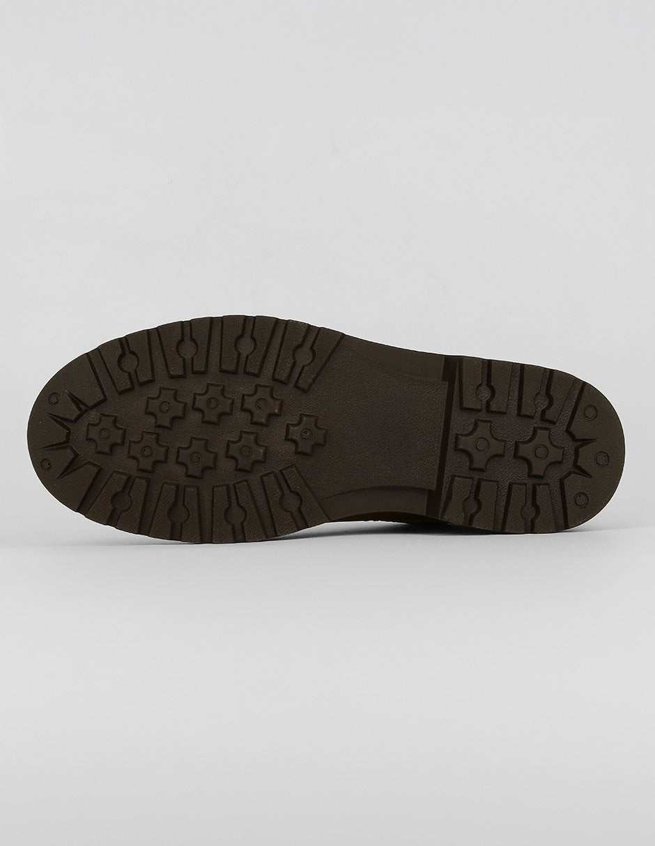 Botas casuales Bike en Piel vegana – Café
