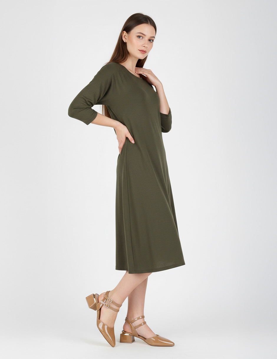 Flats puntales Back en Charol – Café