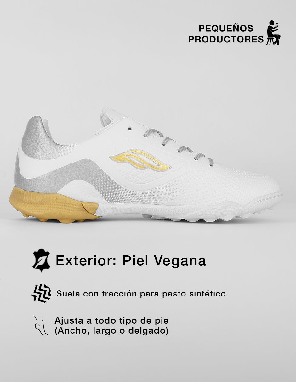 Tenis para entrenamiento  Sport en Piel vegana – Blanco