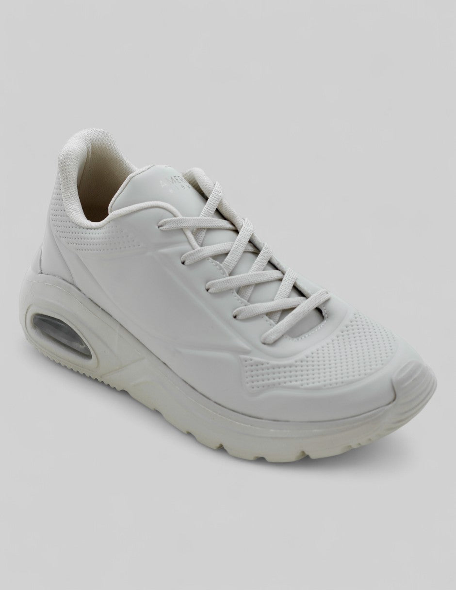 Tenis tipo Deportivo Exterior Sintético Color Beige Para Mujer De RBCOLLECTION