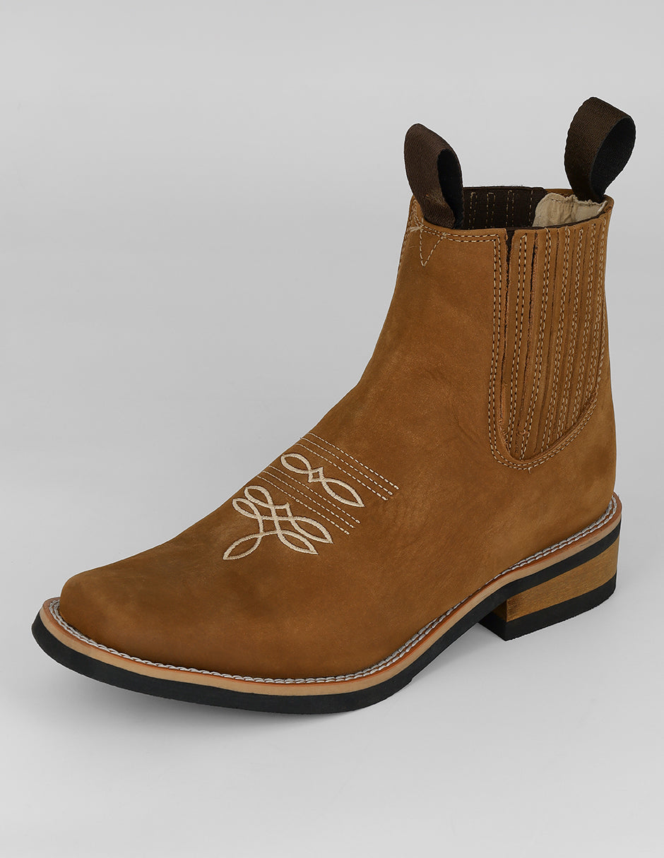 Botas casuales Hand Made en Piel – Café