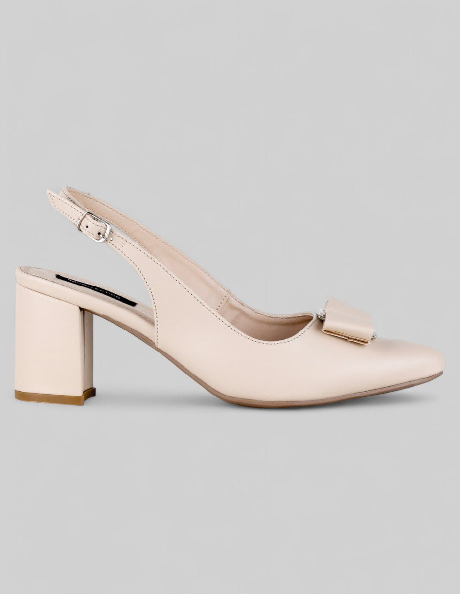 Zapatillas DOLL en Piel vegana – Beige