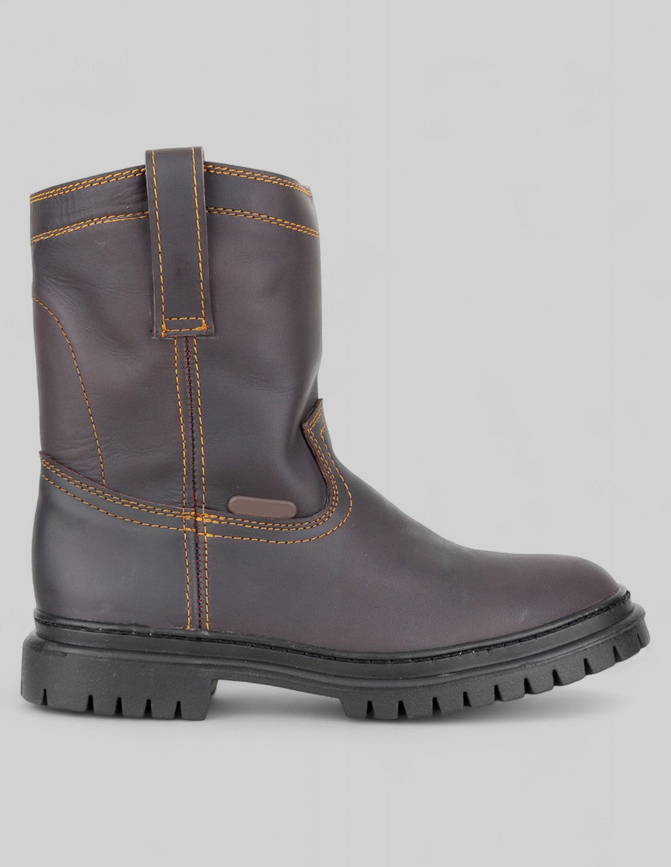 Botas tipo western Cowboy en Piel  – Negro