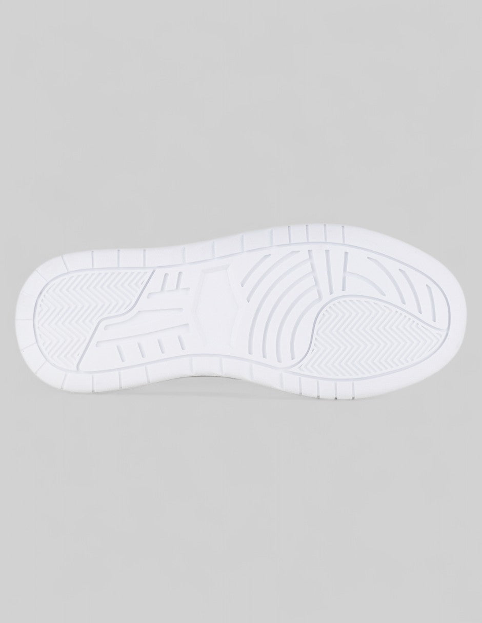 Tenis con cordones Urban en Piel vegana – Blanco