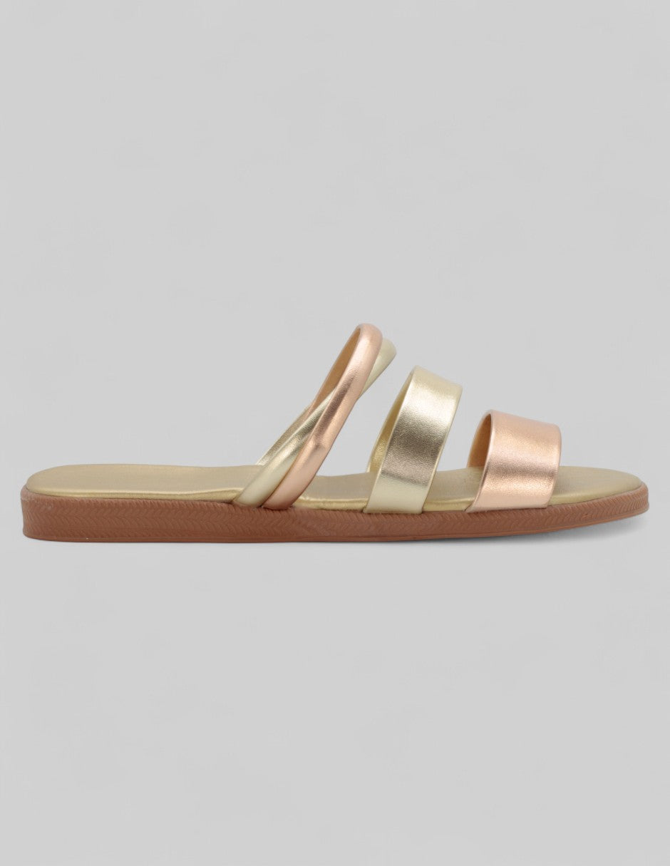Sandalias de piso Ave en Sintético – Dorado