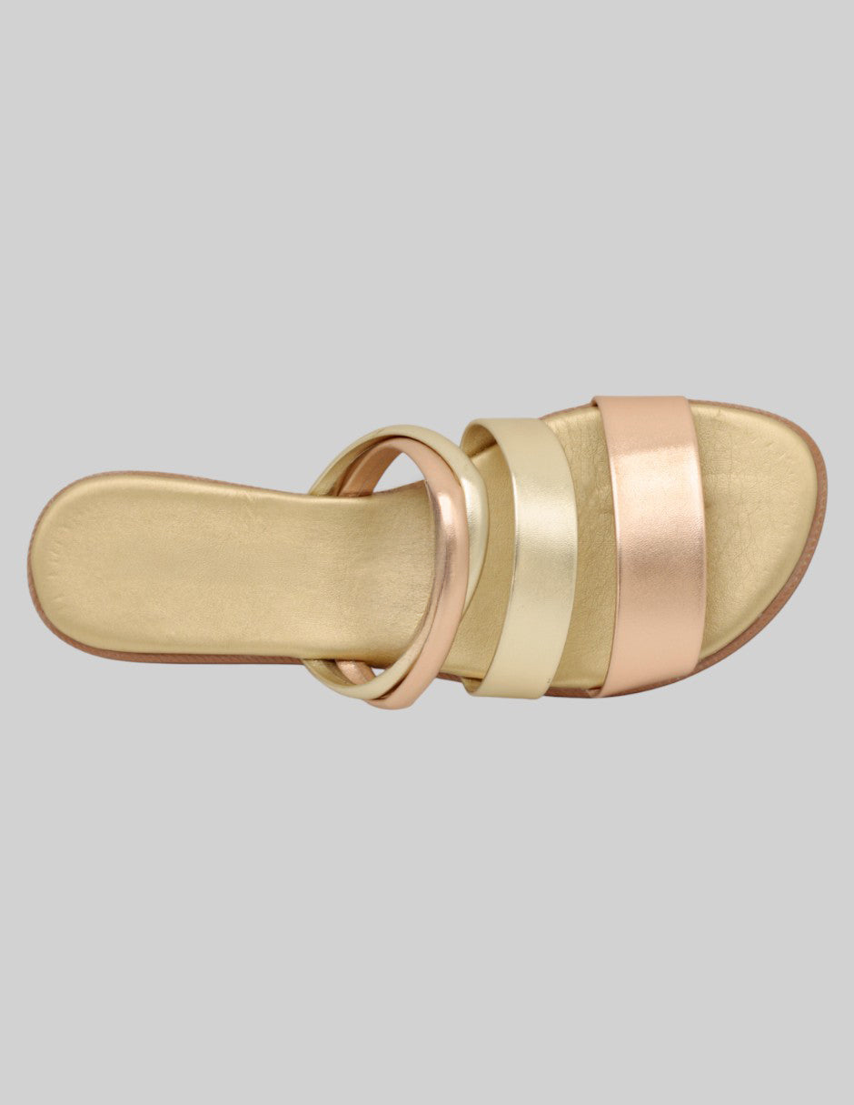 Sandalias de piso Ave en Sintético – Dorado