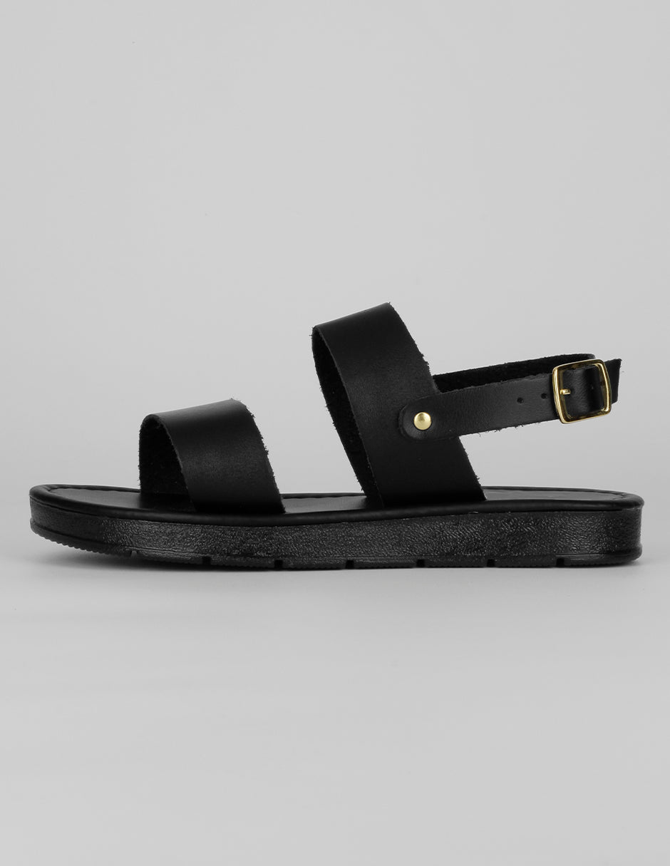 Sandalias de piso Exterior Sintético Color Negro Para Mujer De RBCOLLECTION
