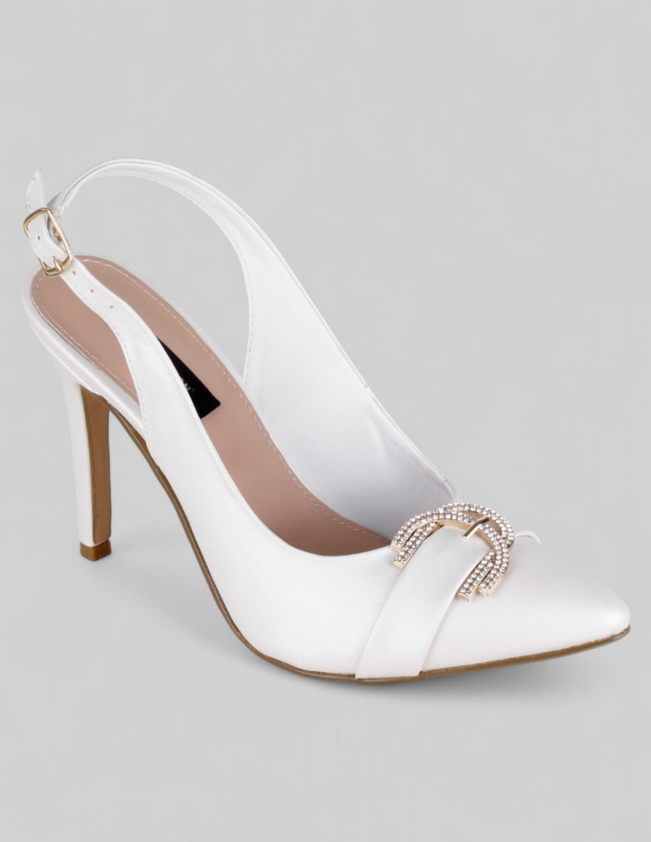 Zapatillas Back en Piel vegana – Blanco