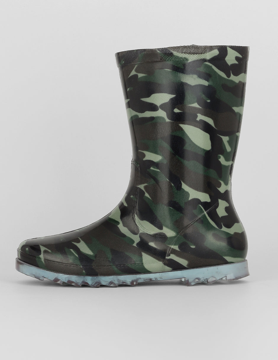 Botas de lluvia Exterior Sintético Color Verde Para Mujer De RBCOLLECTION