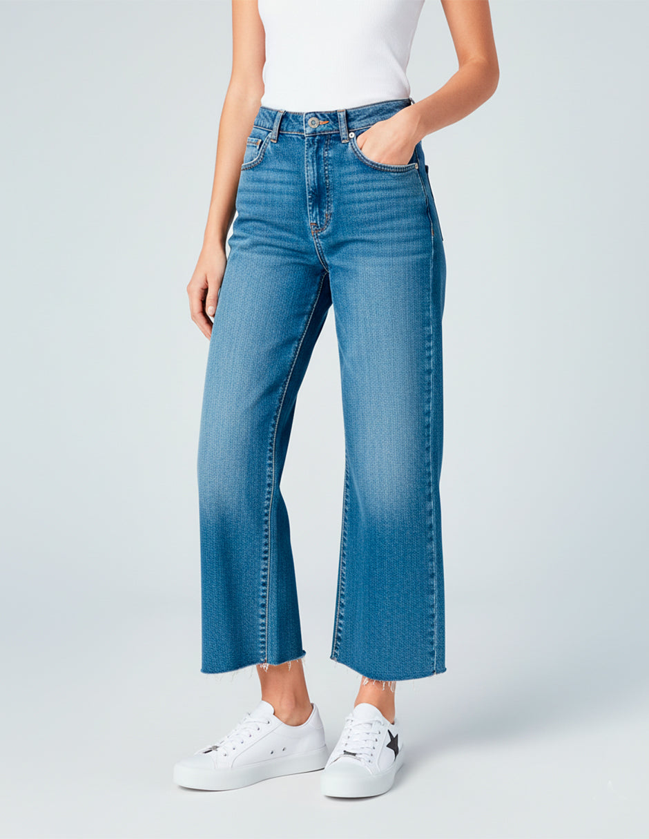 Tenis con cordones Star en Textil – Blanco