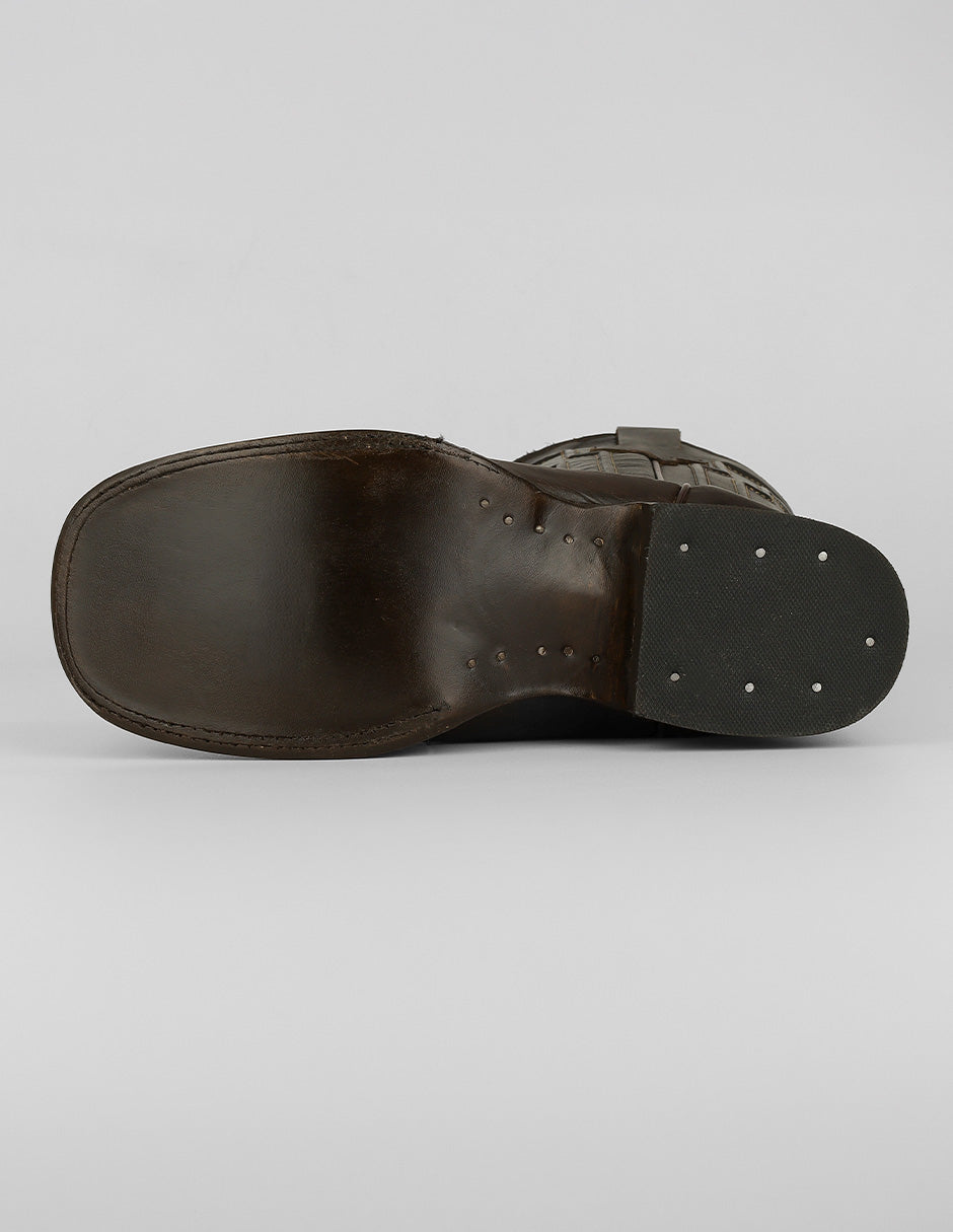 Botas western Cowboy en Piel – Café