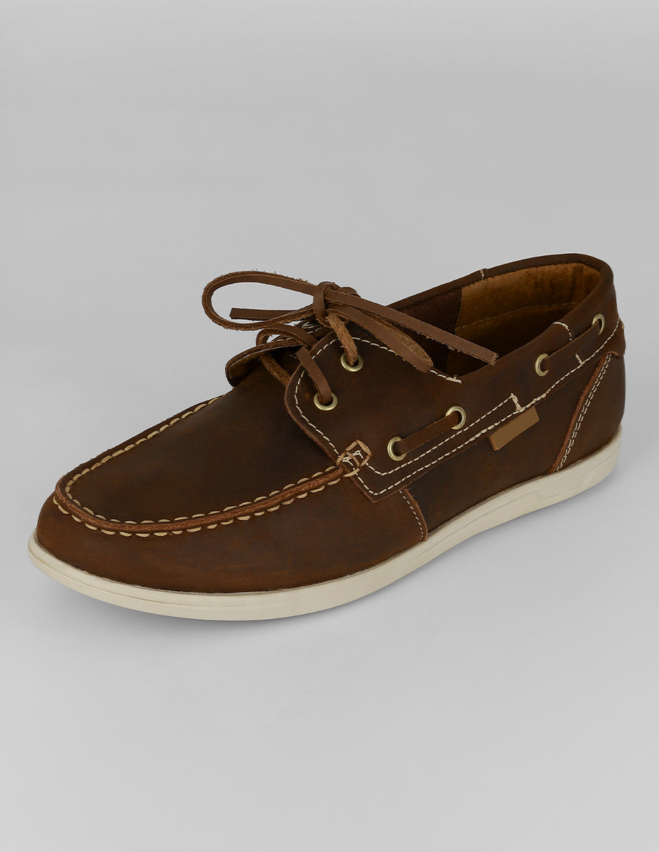 Oxfords Hand Made en Piel – Café