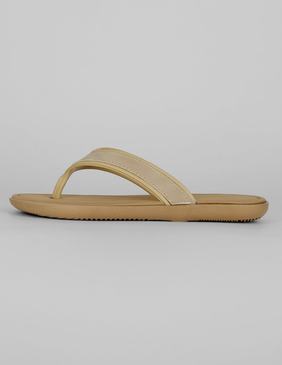 Sandalias clásicas Exterior Sintético Color Beige Para Mujer De RBBASICS