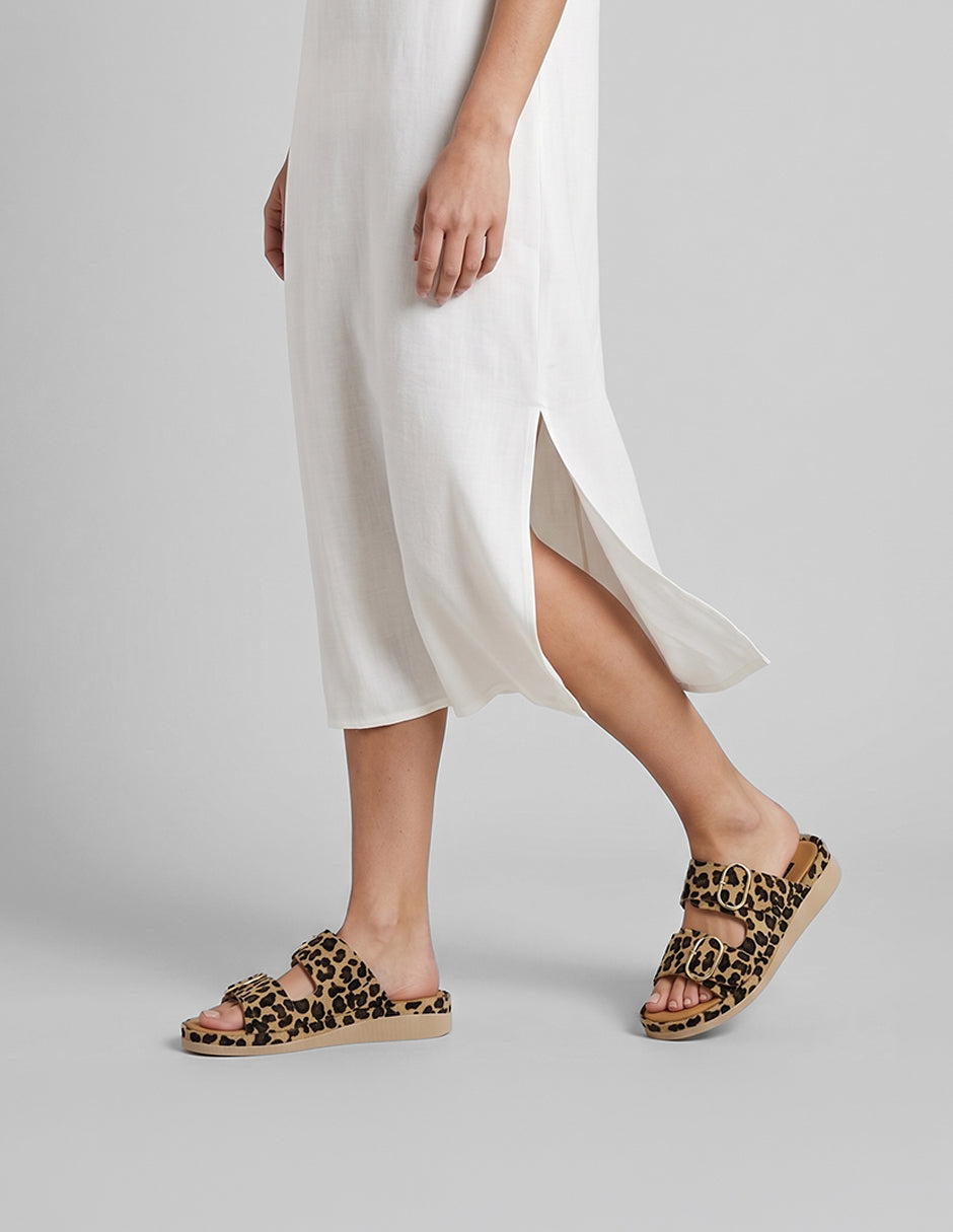 Sandalias con plataforma Yuri en Textil – Multicolor