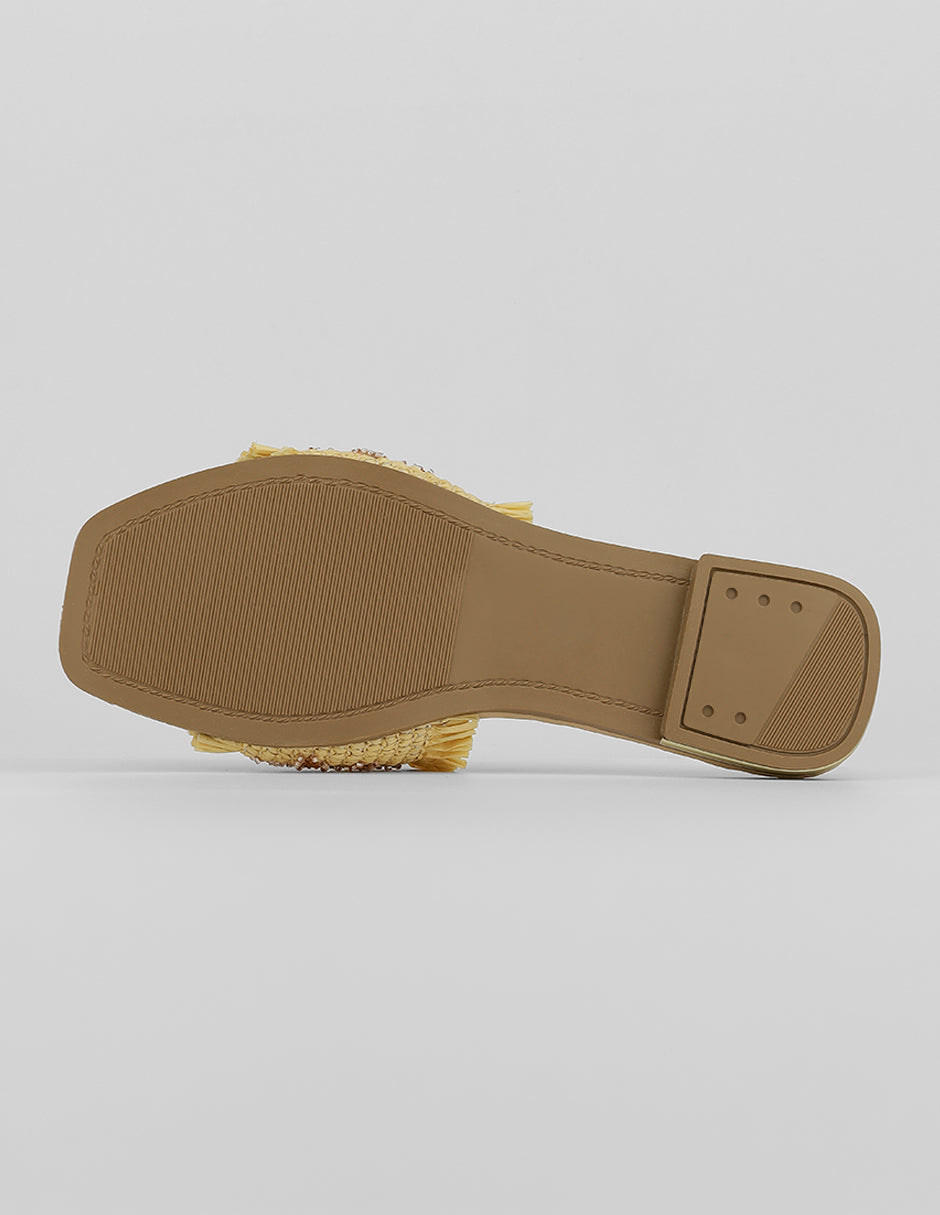 Sandalias de piso Soft en Sintético – Beige