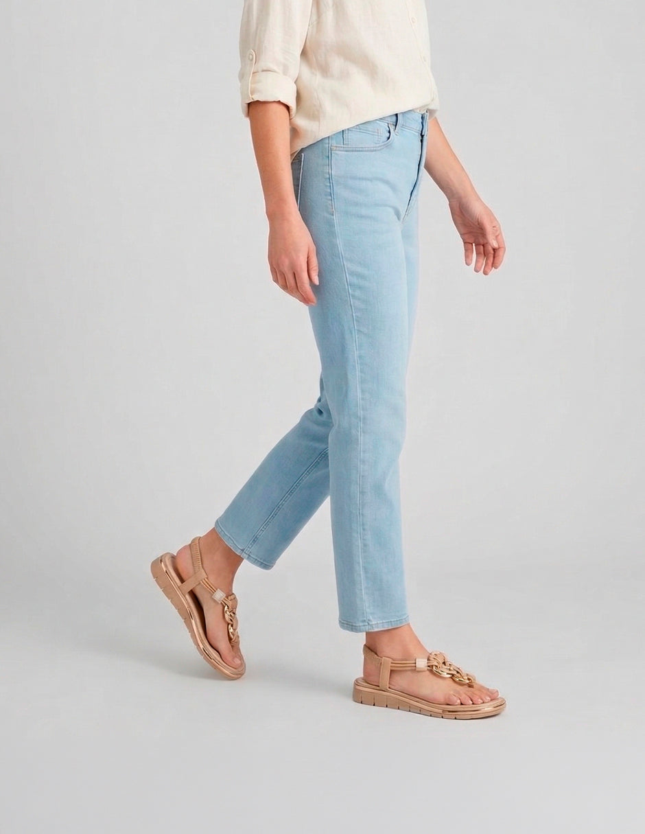 Sandalias de piso Ave en Sintético – Beige