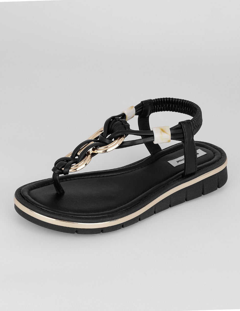 Sandalias de piso Ave en Sintético – Negro