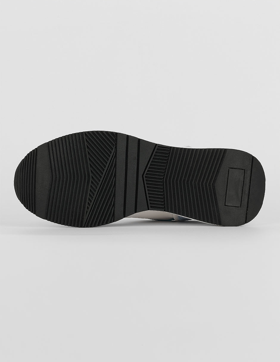 Tenis tipo deportivo  Chunk en Sintético – Azul