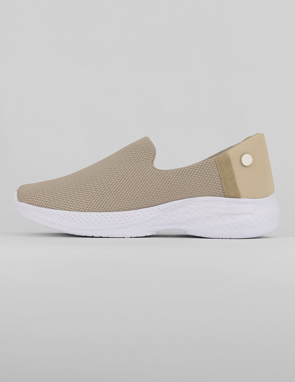 Zapatos de confort Exterior Textil Color Beige Para Mujer De RBCOLLECTION