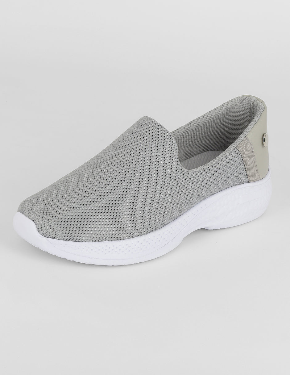 Zapatos de confort  Comfy en Textil – Gris