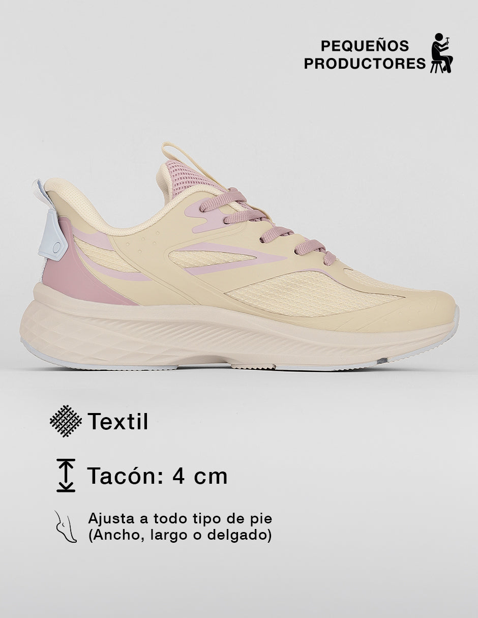 Tenis para entrenamiento  Sport en Textil – Beige