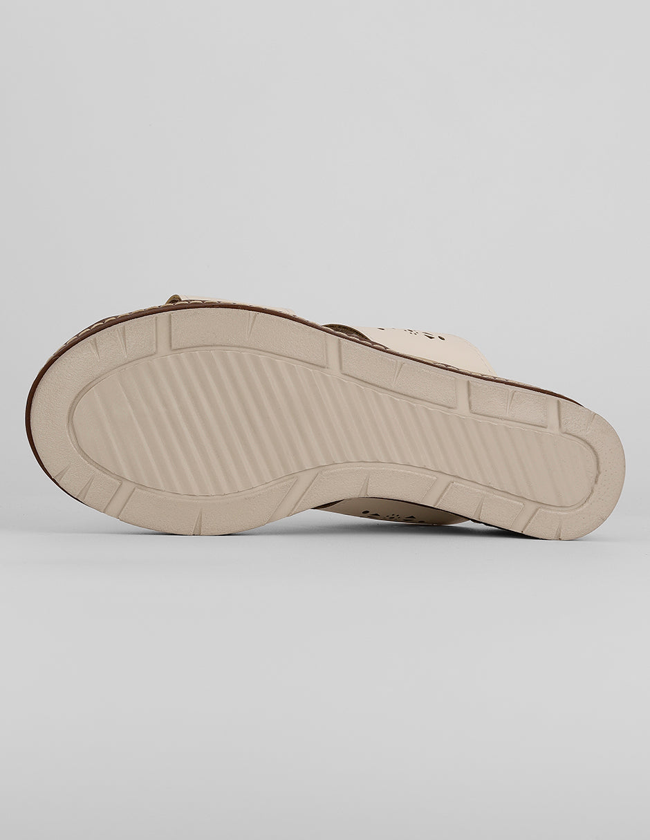 Sandalias con plataforma Naia en Sintético – Latte