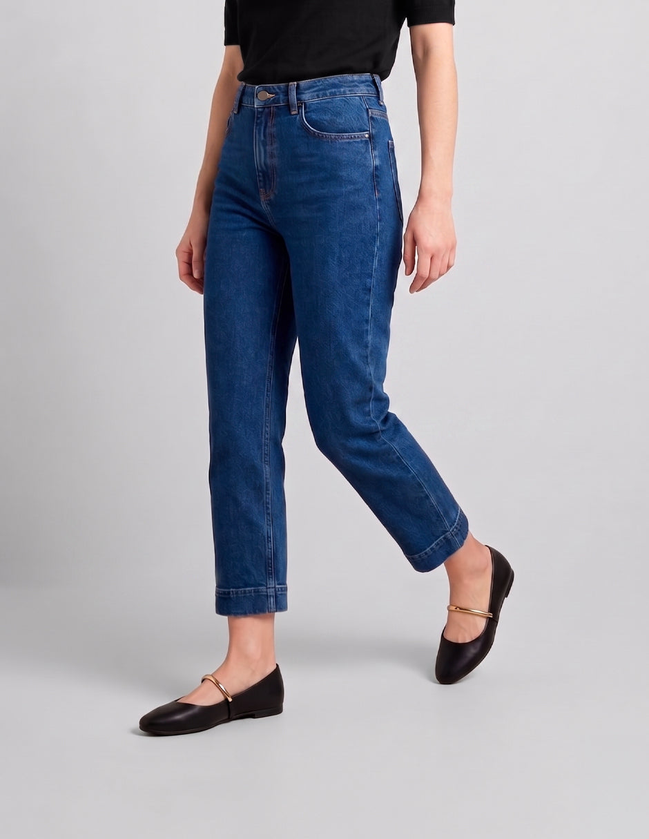 Mary jane Classy en Piel vegana – Negro