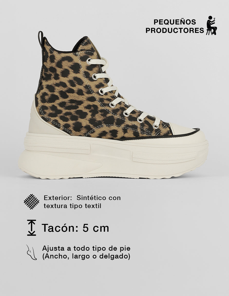 Tenis botín  Play en Sintético – Multicolor