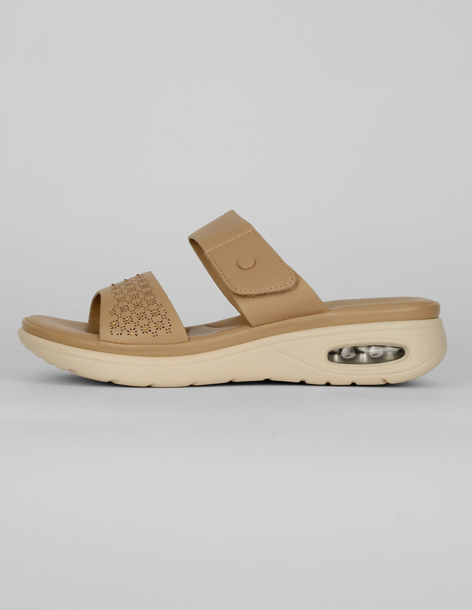 Sandalias con plataforma Exterior Sintético Color Beige Para Mujer De RBCOLLECTION
