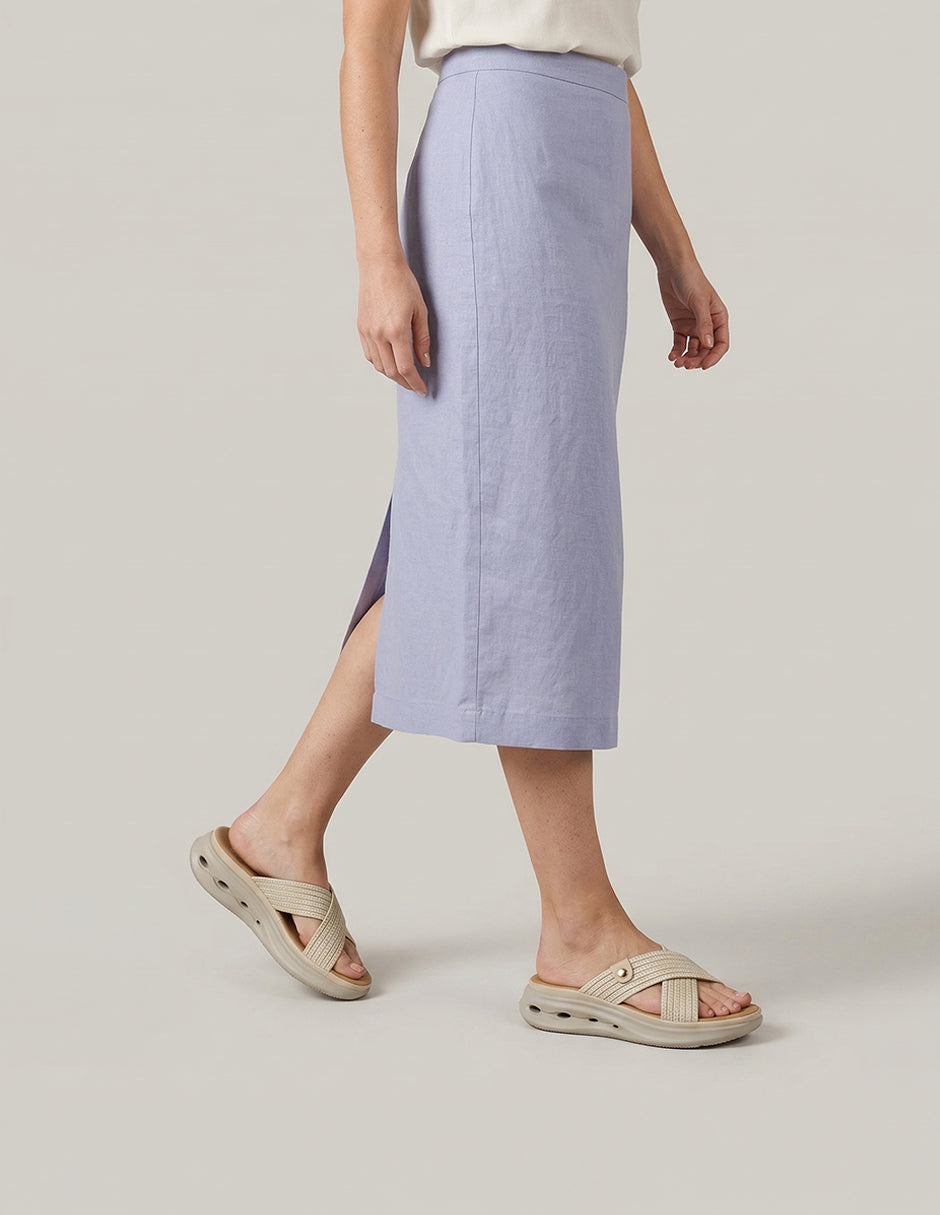 Sandalias con plataforma Comfy en Textil – Beige
